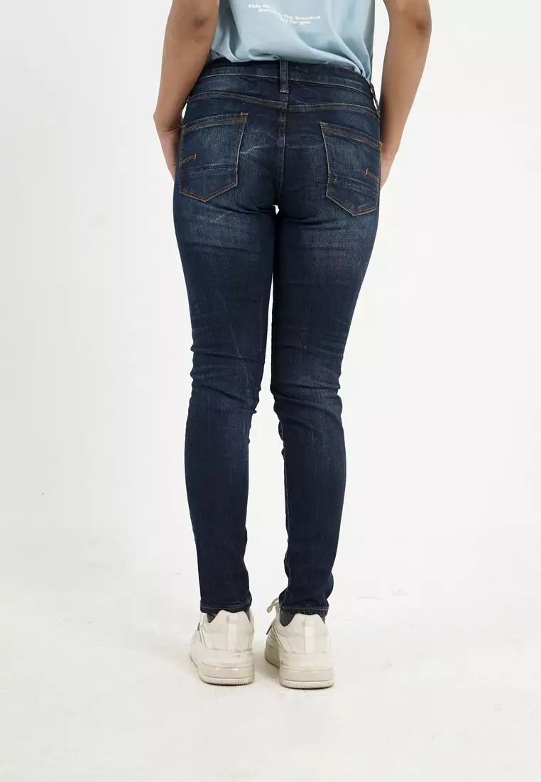 3Second Women's Long Skinny Jeans Denim On C021024