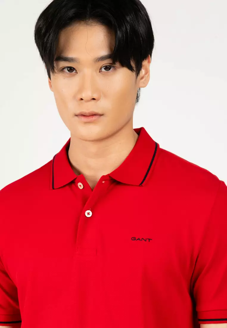 Tipped Piqué Polo Shirt