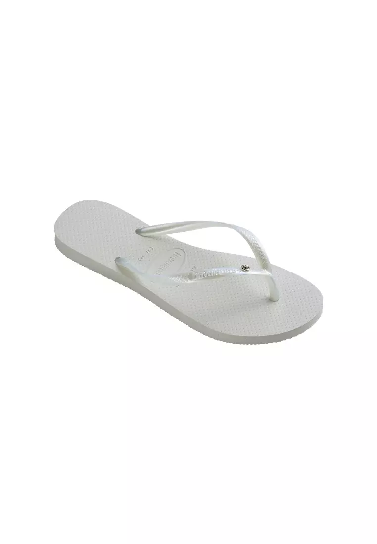 Slim Crystal Sw II Flip Flops