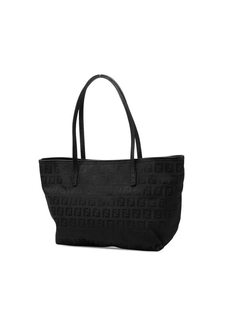 Pre-Loved Fendi Zucchino Canvas Tote