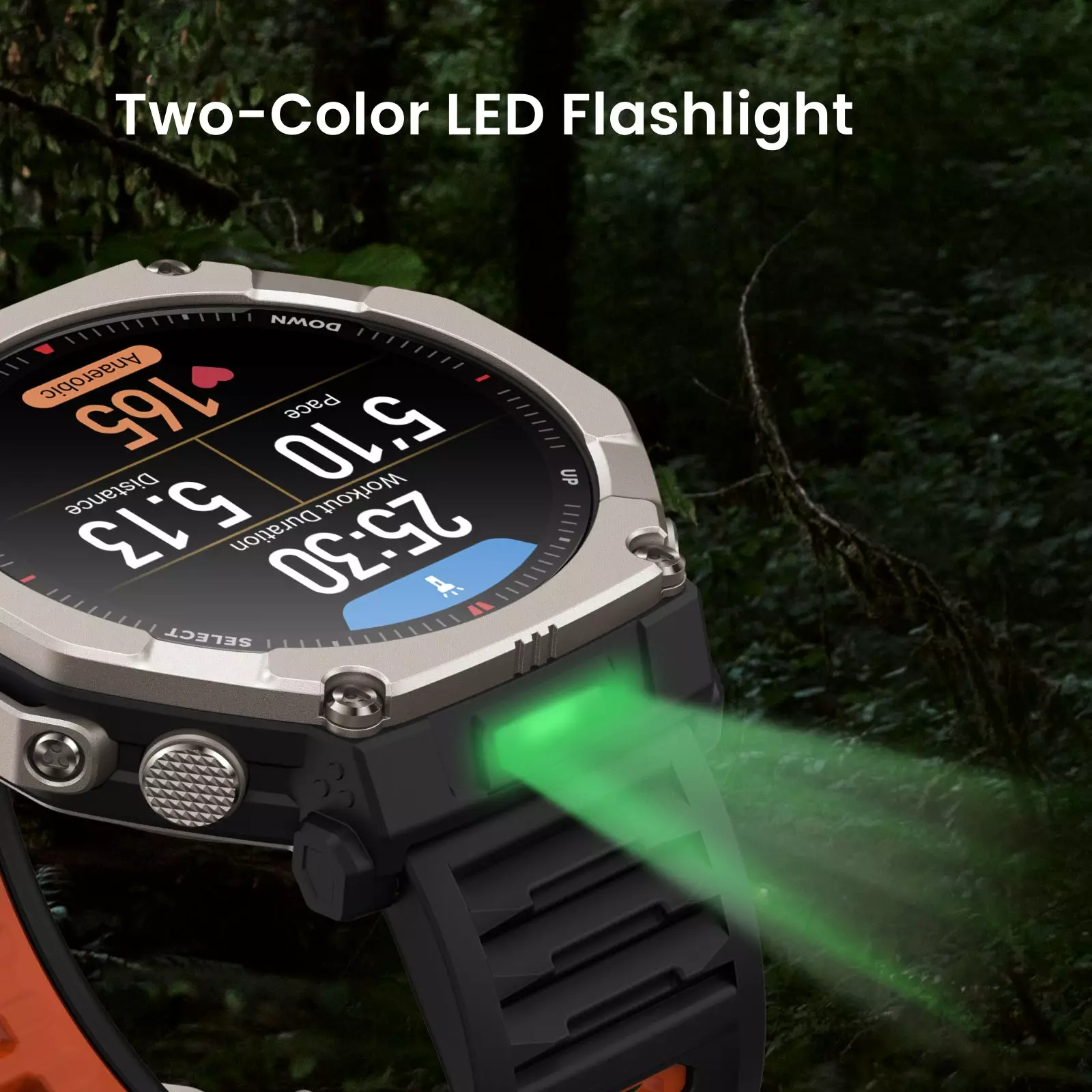 Amazfit T-Rex Ultra 2 Black Magma | Smartwatch Outdoor GPS | 1,5" AMOLED Sapphire Glass | 30 Days Battery | 180+ Sport Modes