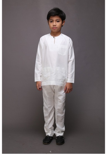 Buy Amar Amran Baju Melayu Moden Teluk Belanga For Kids Online Zalora Malaysia