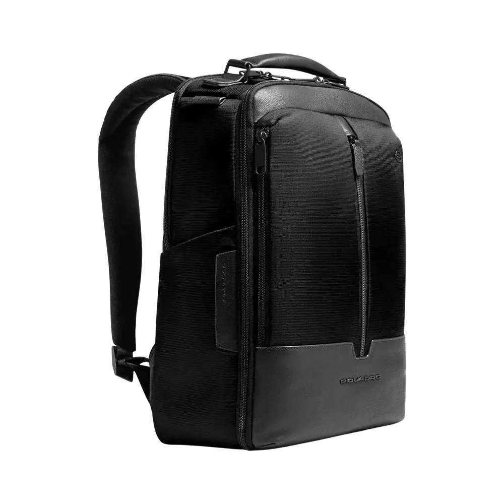 Piquadro Black Fabric Luggage And Travel