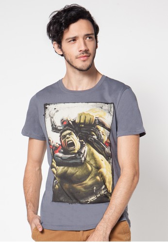 Avenger Ultron Hulk Center T-shirt