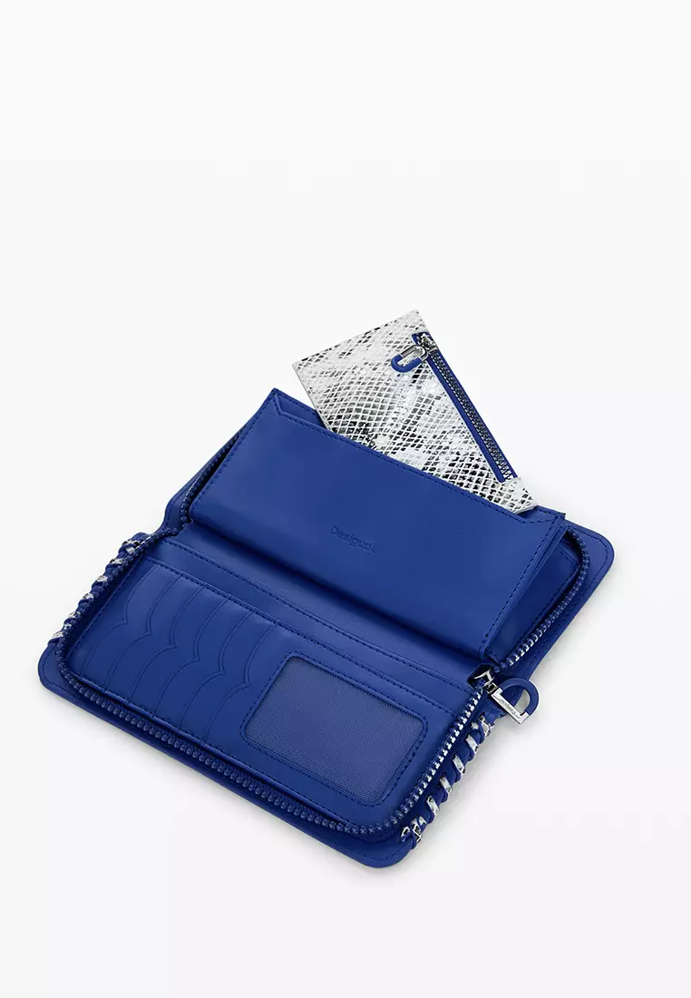 Large wallet with side stitching