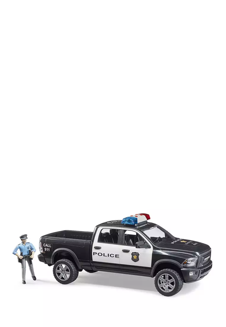 RAM 2500 Police truck with policeman