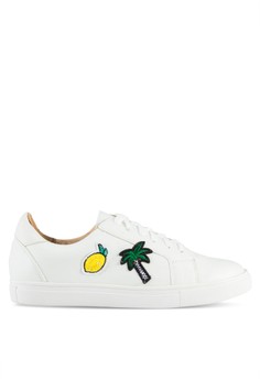 Something Borrowed  Vacay Patch Lace Up Sneakers