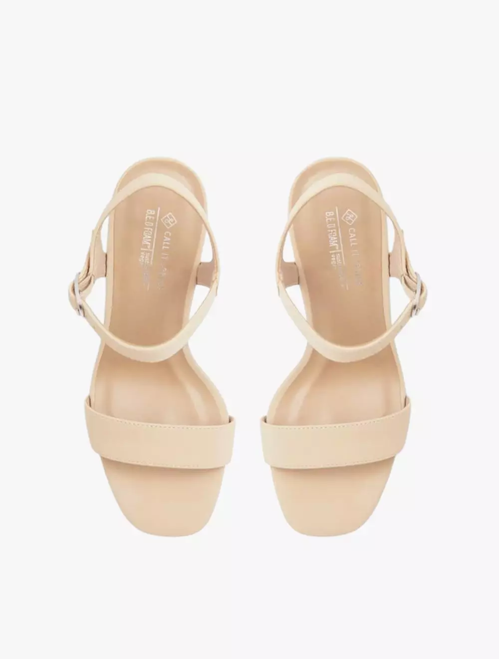 Payless Call It Spring Women Gretchen Heeled Sandals - Other Beige_04