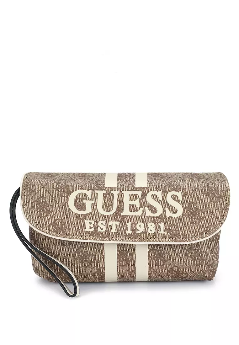 Buy Guess Mildred Wristlet Cosmetic Bag Online ZALORA Malaysia