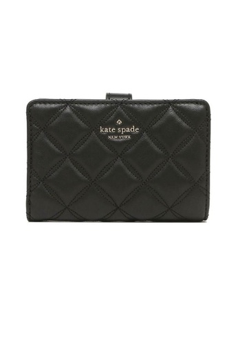 Buy Kate Spade Kate Spade Natalia Medium Compact Bifold Wallet Black  WLRU6344 2023 Online | ZALORA Singapore