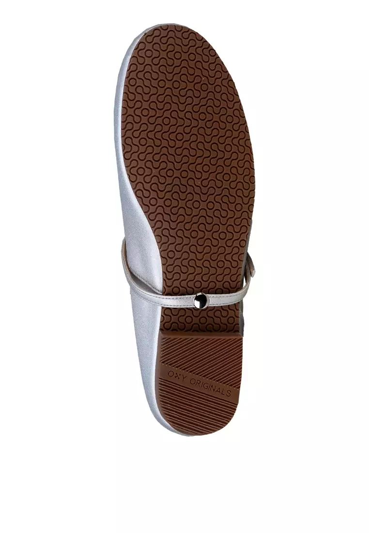 Women's Ballerina Flats Eos in Silver