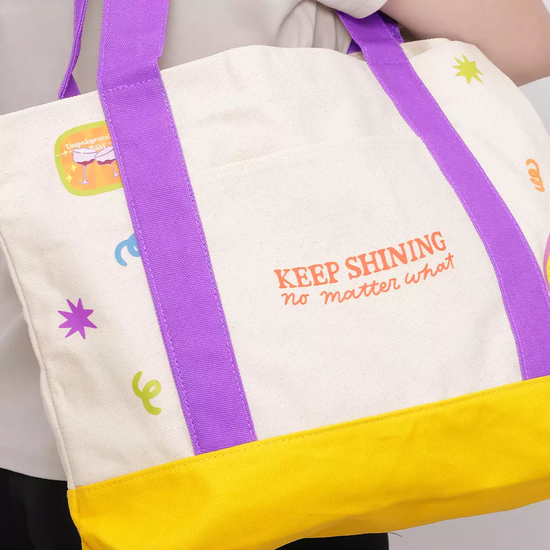 Isago Iconic Tote Bag Wanita Totebag Canvas Premium