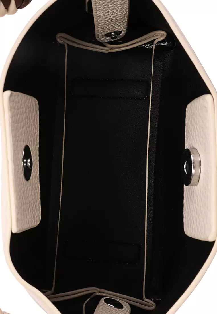 Tas Mini Tali Kabel Warna Putih Off