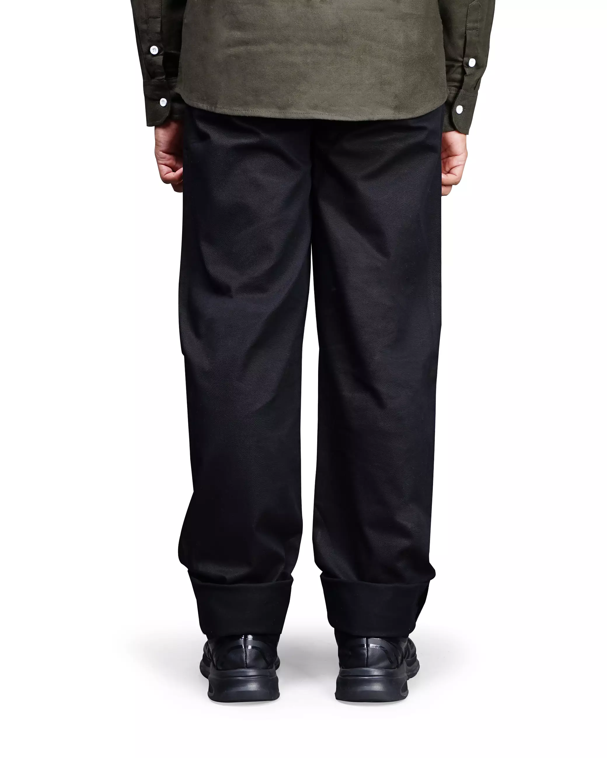 Gloaming Celana Panjang Reguler Fit Pants Pria Hitam Polos Gloaming Original