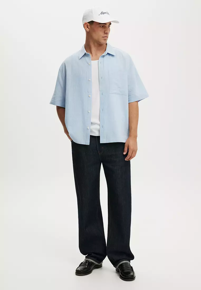 Boxy Fit Short Sleeves Shirt