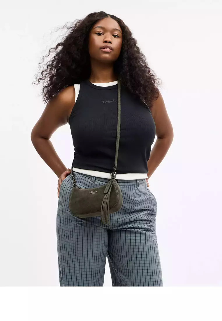 Teri Mini Crossbody Bag Suede