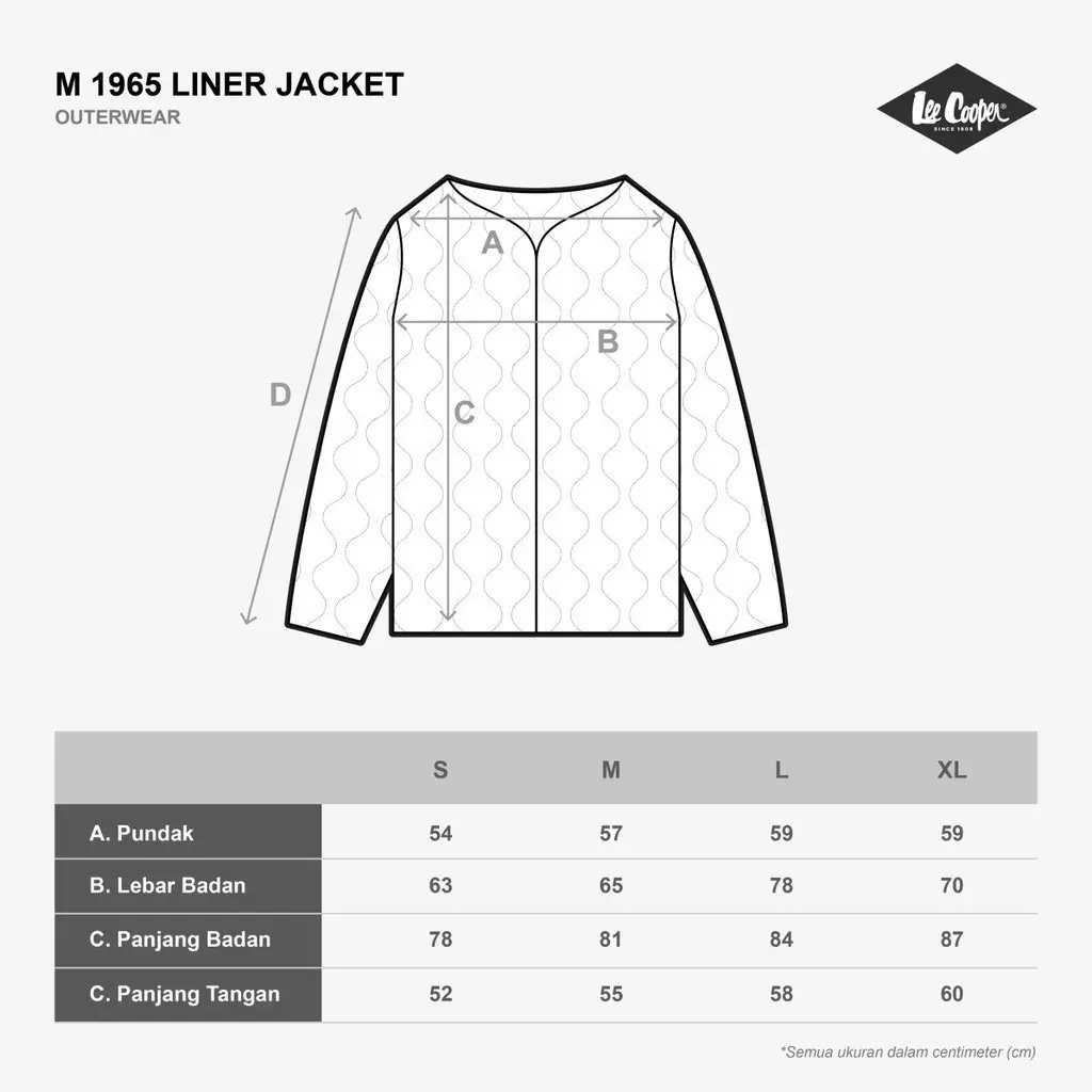 Lee Cooper Jacket Liner Olive