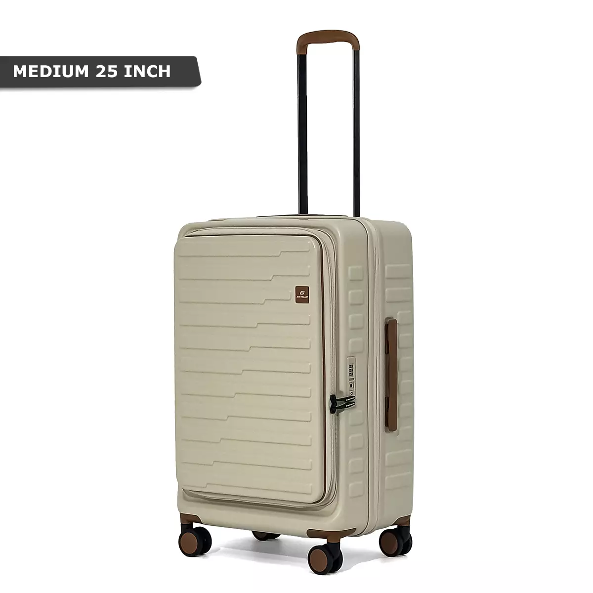 Navy Club Iconic Koper Hardcase - Koper PC 4 Roda Putar TSA Lock - Size 25 Inch Free Cover Koper