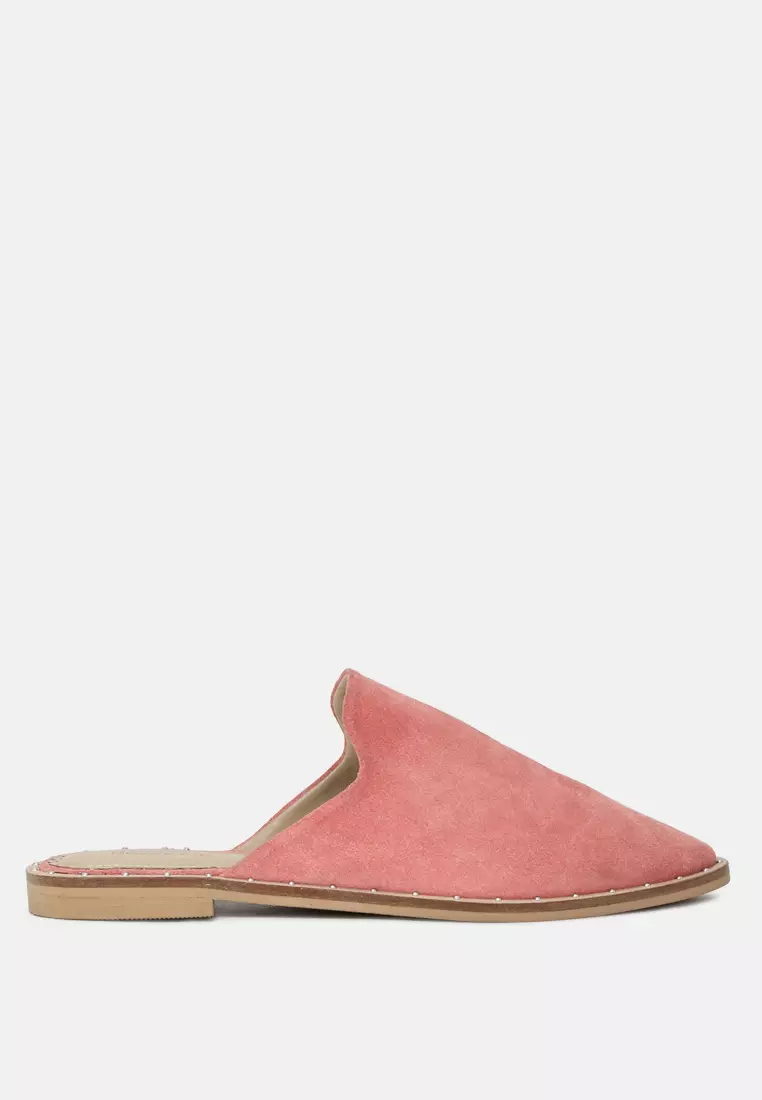 Fuchsia mules hotsell