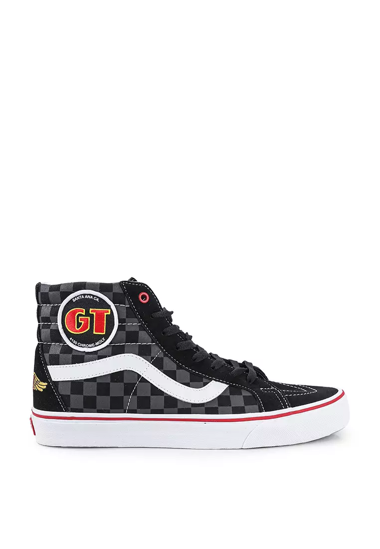 Red vans discount high tops womens