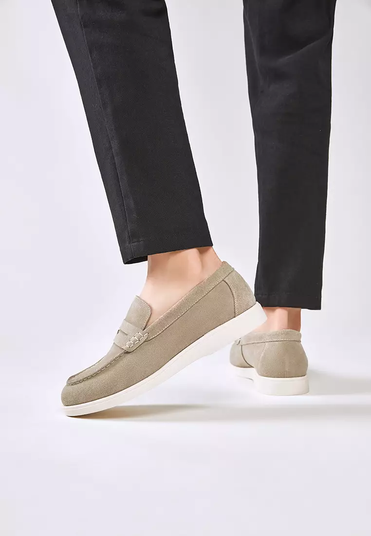 Cow Suede Penny Loafers KB8848-2