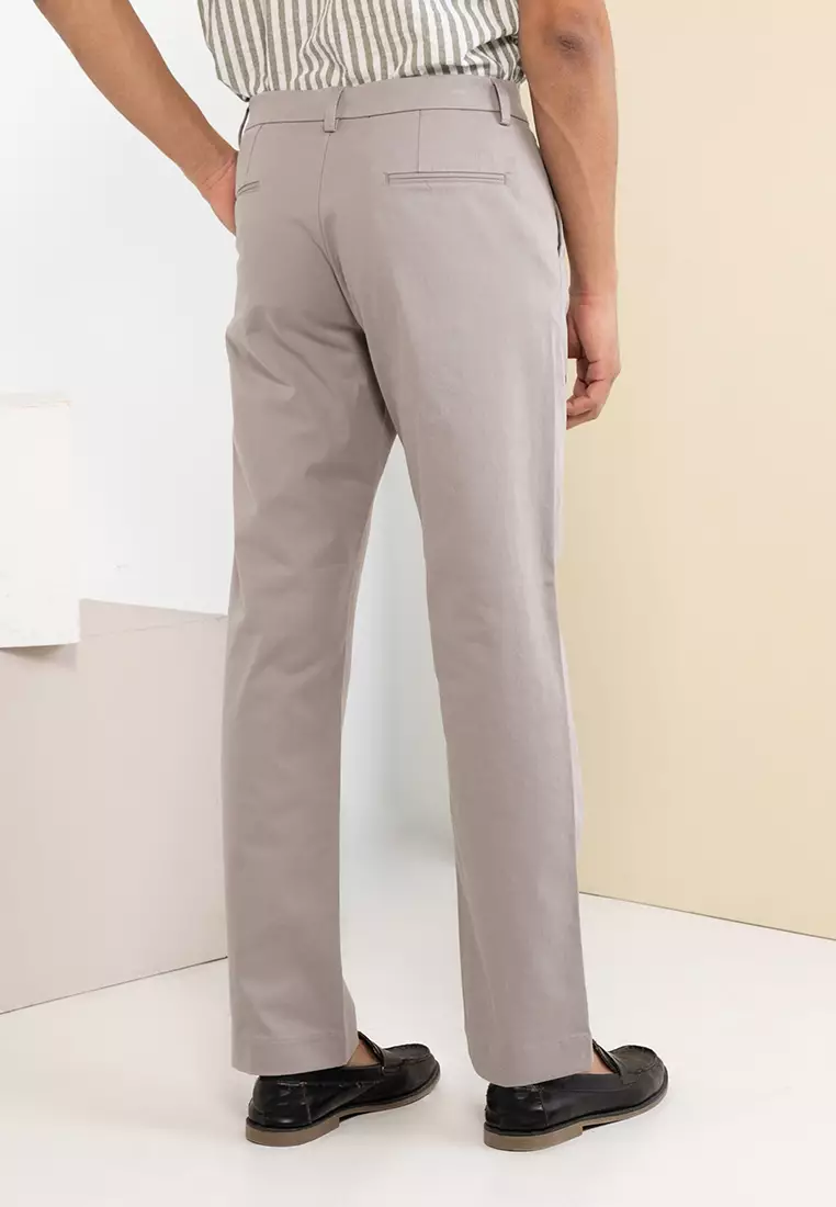 Premium Sateen Straight Chinos