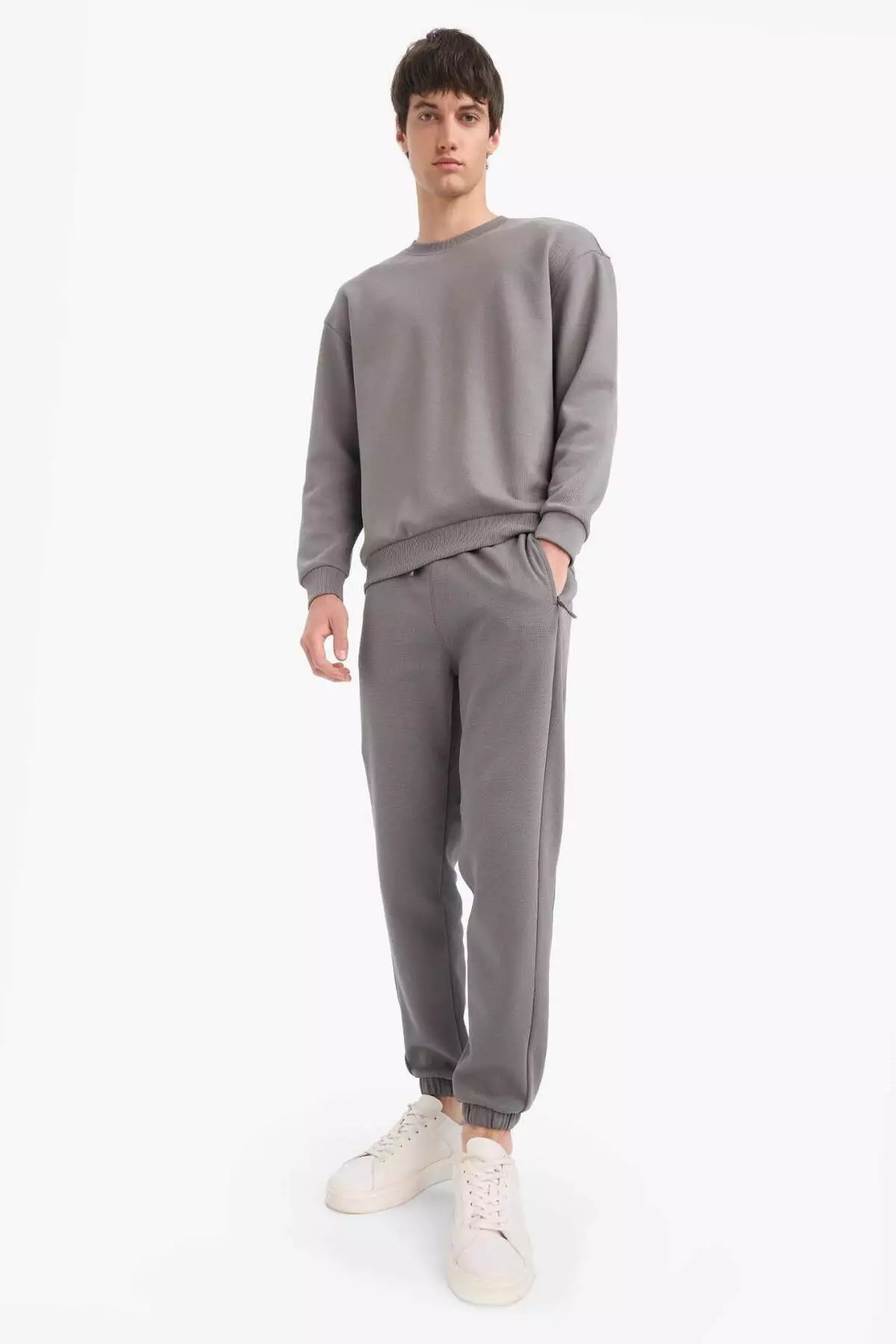 Slim Fit Slim Fit Zipper Pocket Pike Sweatpants D5258Ax25Sp