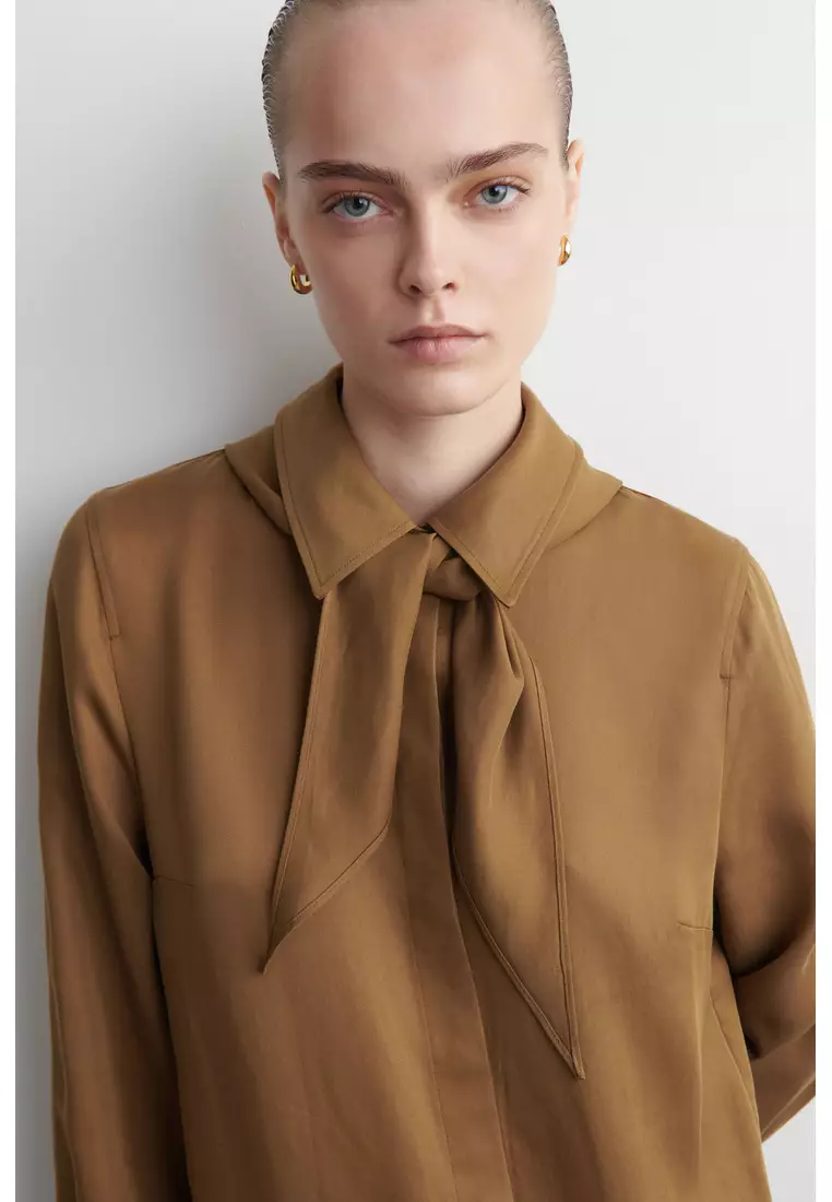 cos silk scarf dress COS The Silk Scarf Dress