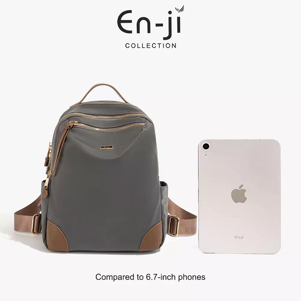 En-ji Soyum Backpack Wanita Warna Black