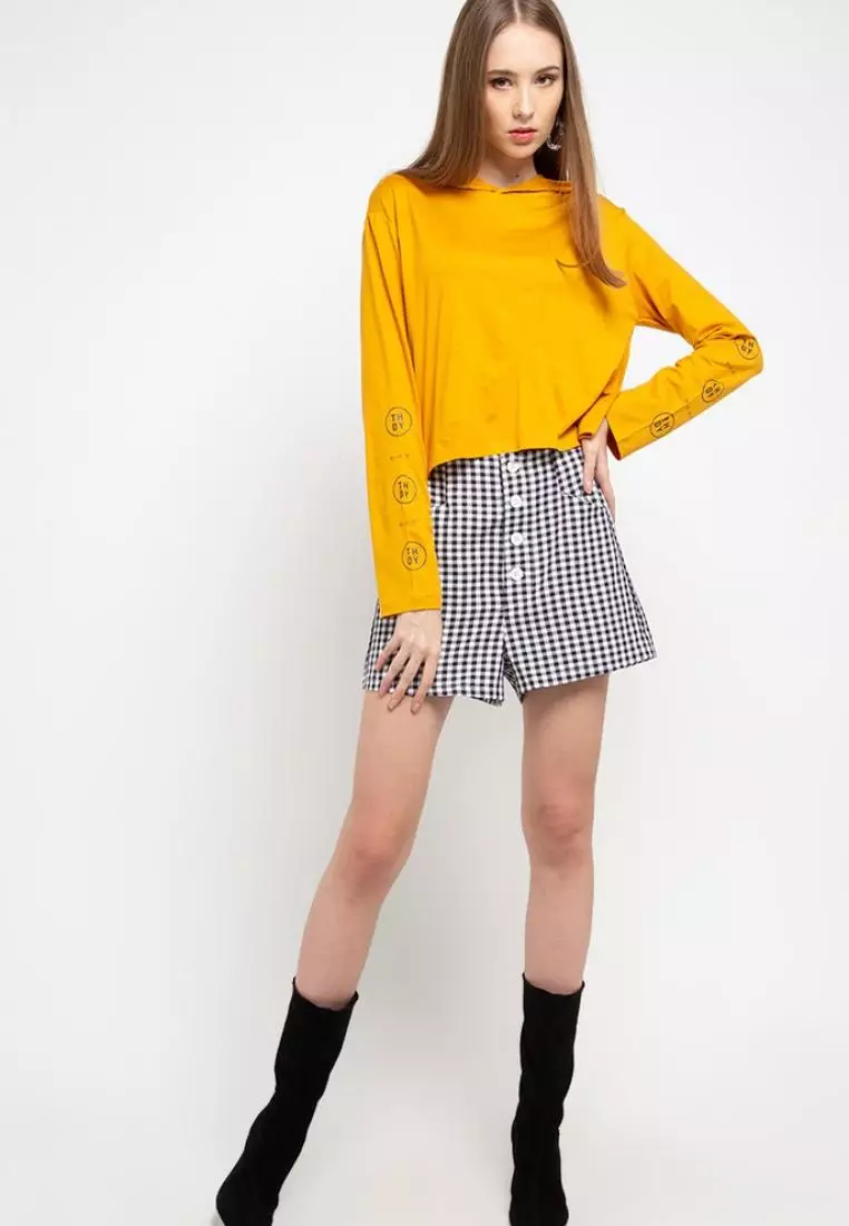 LTC55 CropHoodie evo arm kuning