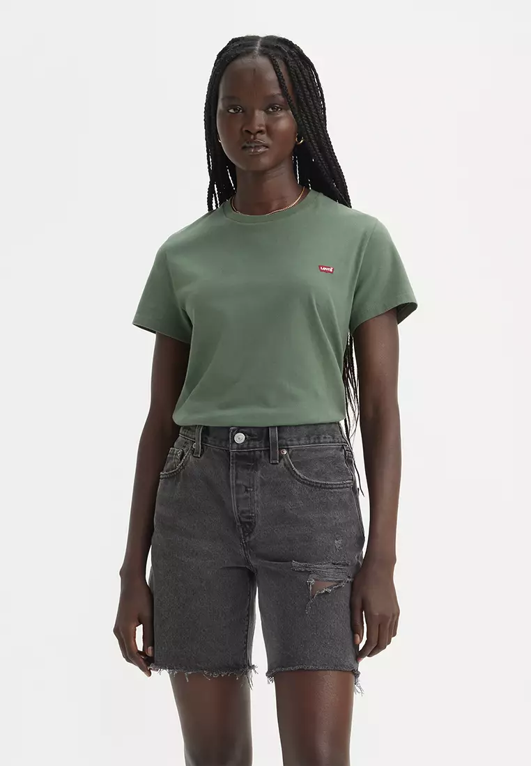 Levis grey t shirt women's top