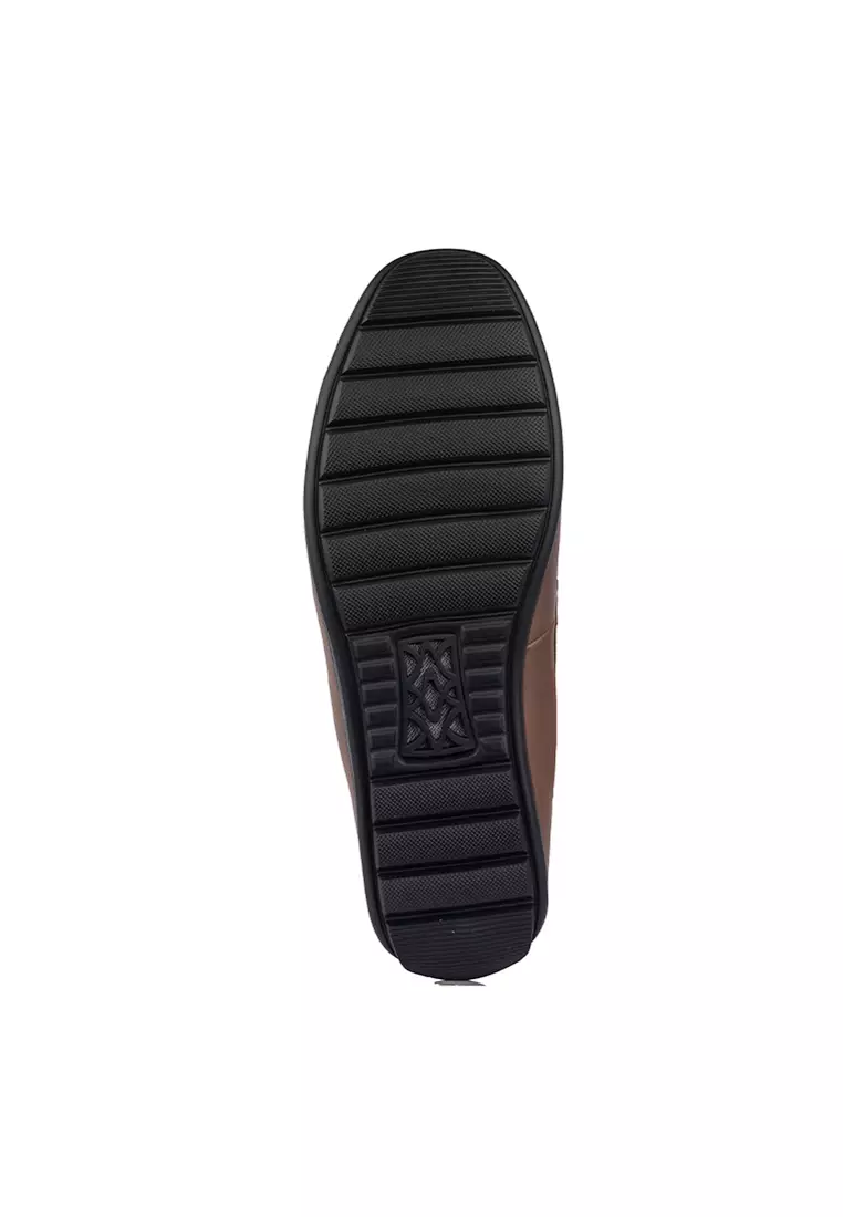 Sepatu Casual Pria Loafer Moccasin Gino Mariani Bartoli 9 Dark Brown