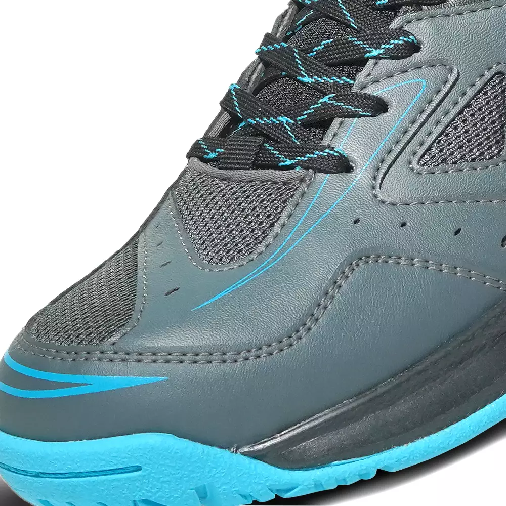 Eagle Odyssey Sepatu Badminton Warna Abu Tua Hitam