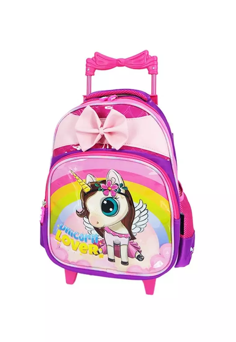 14" Cute Animal Kindergarten Kindy School Bag Trolley Bag Backpack -PK2276