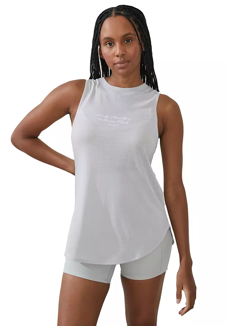 White active tank top online
