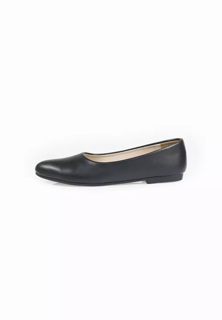 Seis Amara Sepatu Flatshoes Wanita series-BLACK