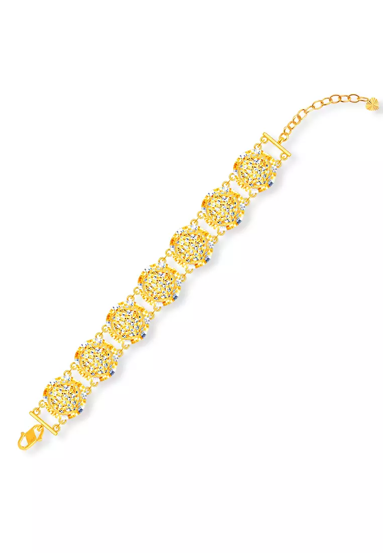 MJ Jewellery 375/9K Gold Topi Bracelet T63