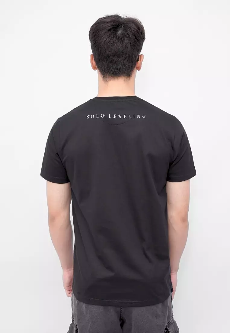 Ryusei x Solo Leveling | Tshirt Jinwoo Dagger Black