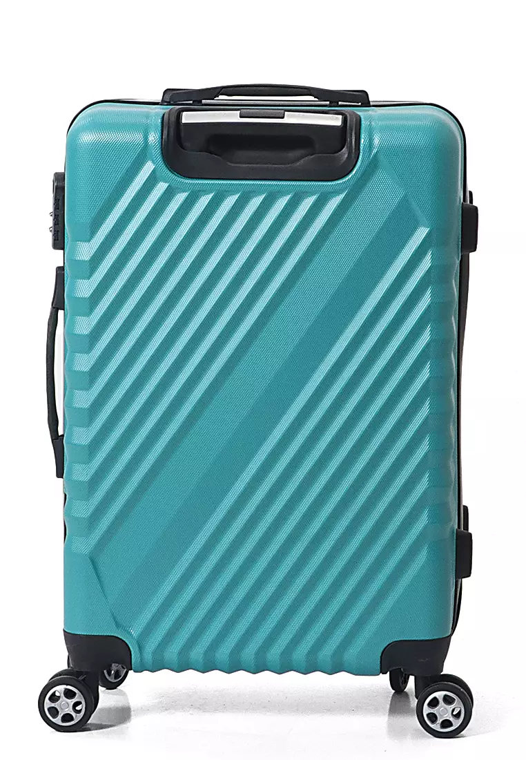 Austin Koper Hardcase Unisex Size 24 Inch Suitcase Combination Lock Large Compartment Tas Travel Material ABS+PVC Coated ORIGINAL - Greentosca