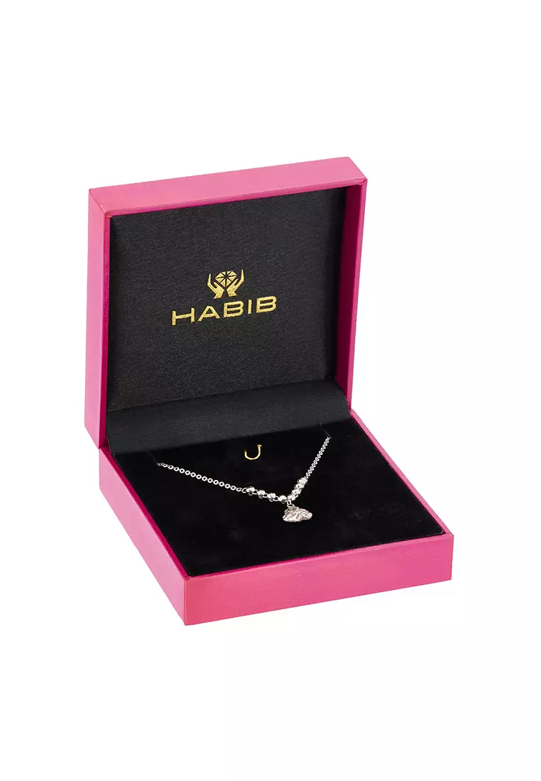 HABIB 750/18K White Gold Necklace GCT524