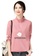 A-IN GIRLS pink Fashion Printed Stand Collar Sweatshirt 3AC55AA19A6AA3GS_1