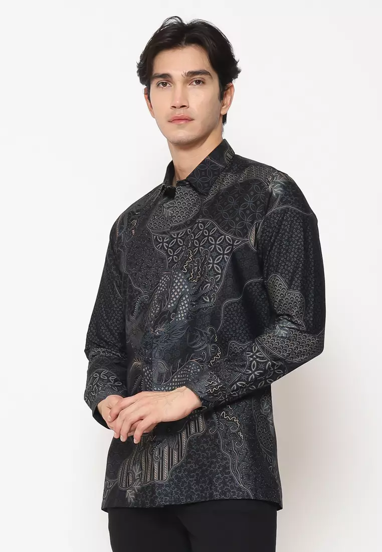 MAGINOT BATIK FURING EXCLUSIVE ANANTA Batik FURING EXCLUSIVE Pria Slim Fit Lengan Panjang