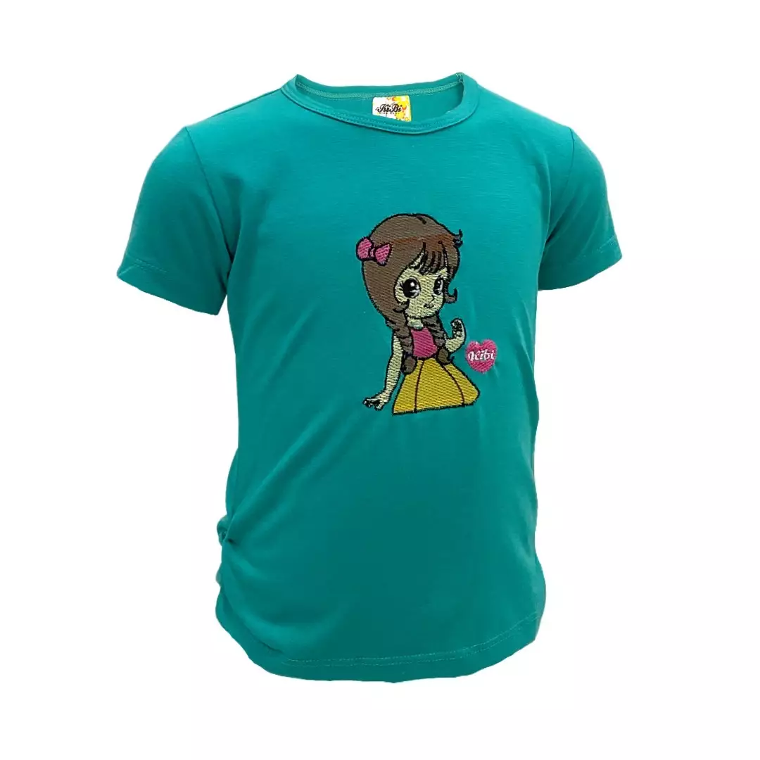 Kibi Kaos Anak Perempuan Bordir Character 10607217