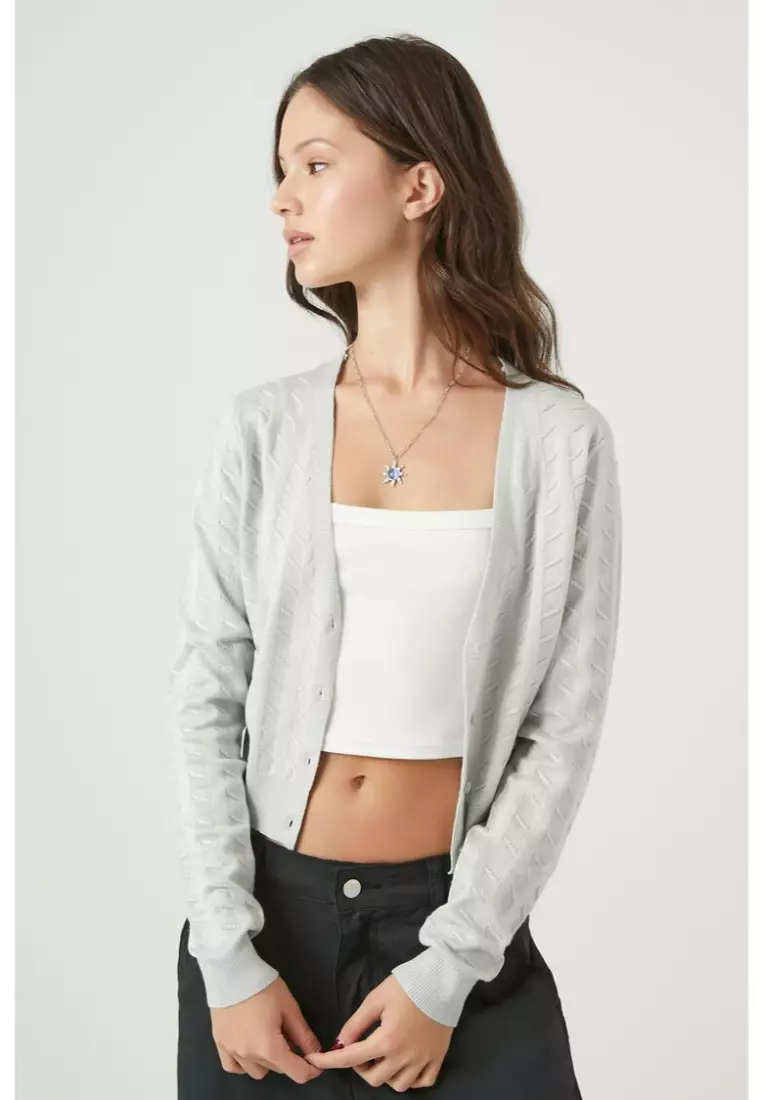 Cropped cardigan deals forever 21