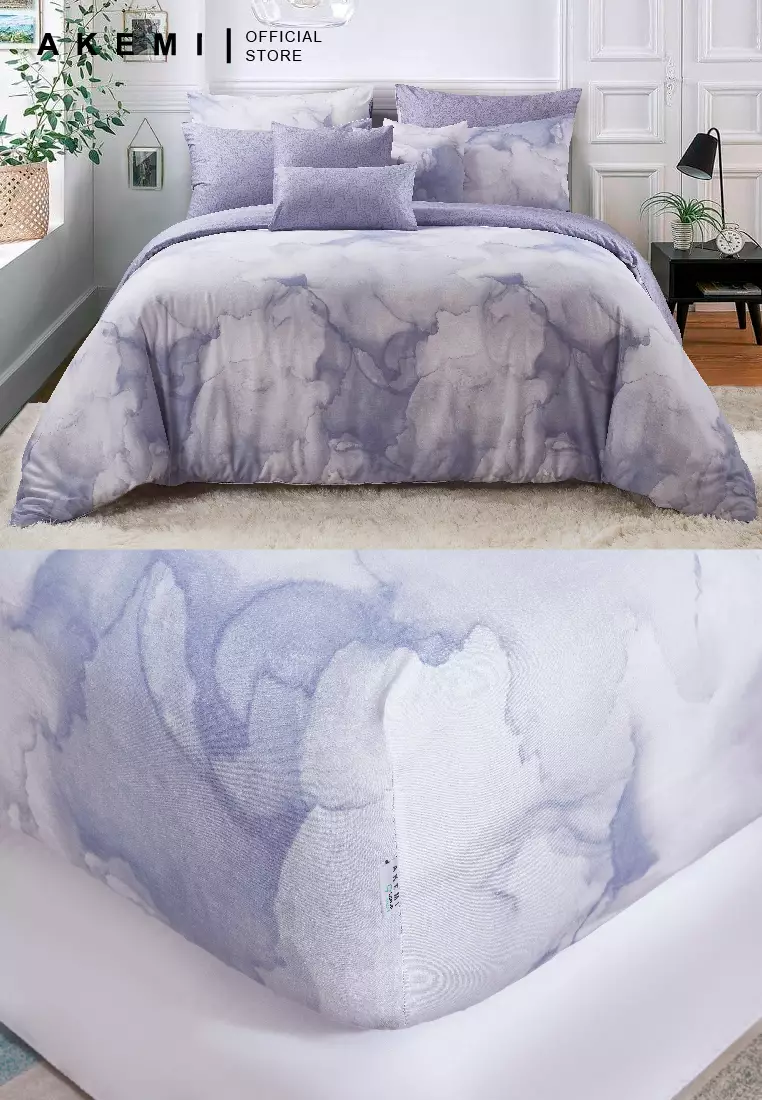 Buy AKEMI Akemi Cotton Select Adore Fitted Sheet Set 730TC (Super