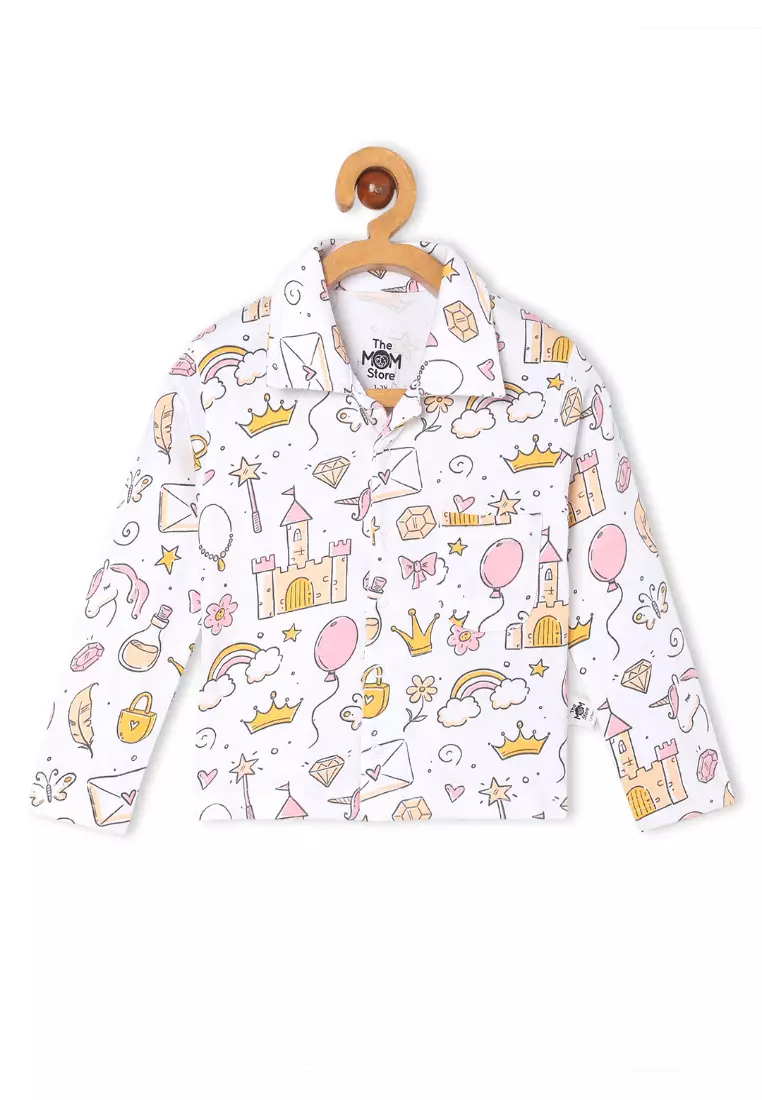 Baby and Kids Pajama Nightsuit Set- Fairy Princess