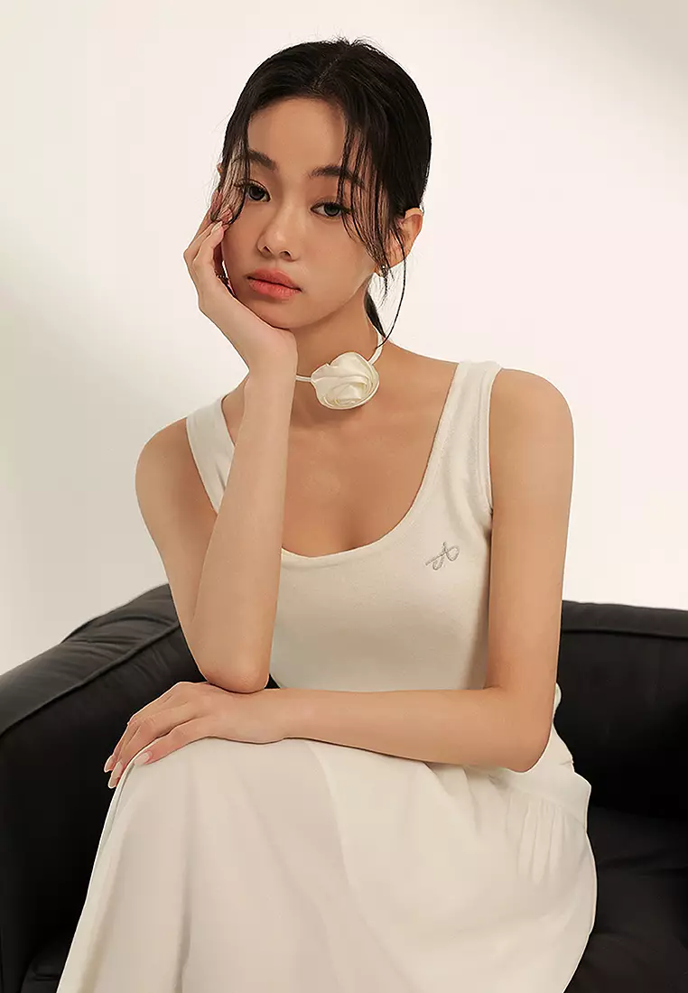 Embroidered Logo Tank Top