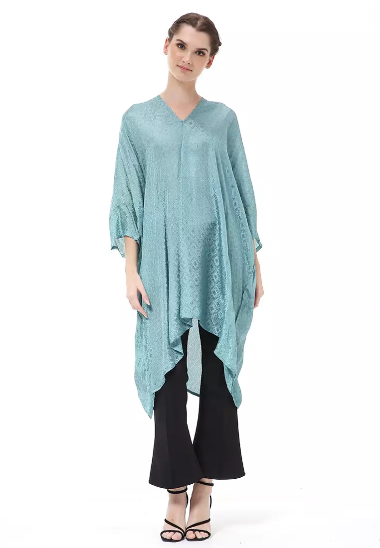 Albertine Tunik Blouse Atasan Kebaya Wanita Simple Design Material Viscose ORIGINAL - Tosca