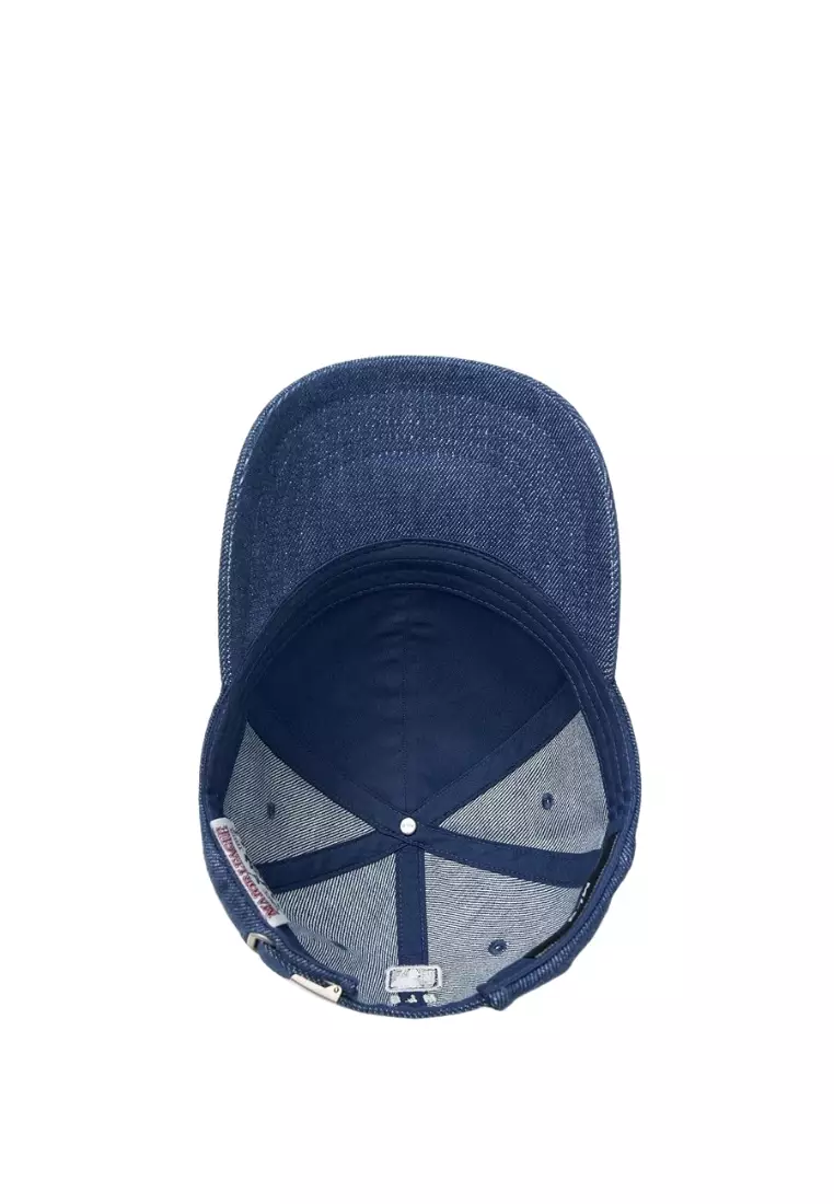 Jual MLB Korea Denim New Structured Ball Cap - NY Indigo