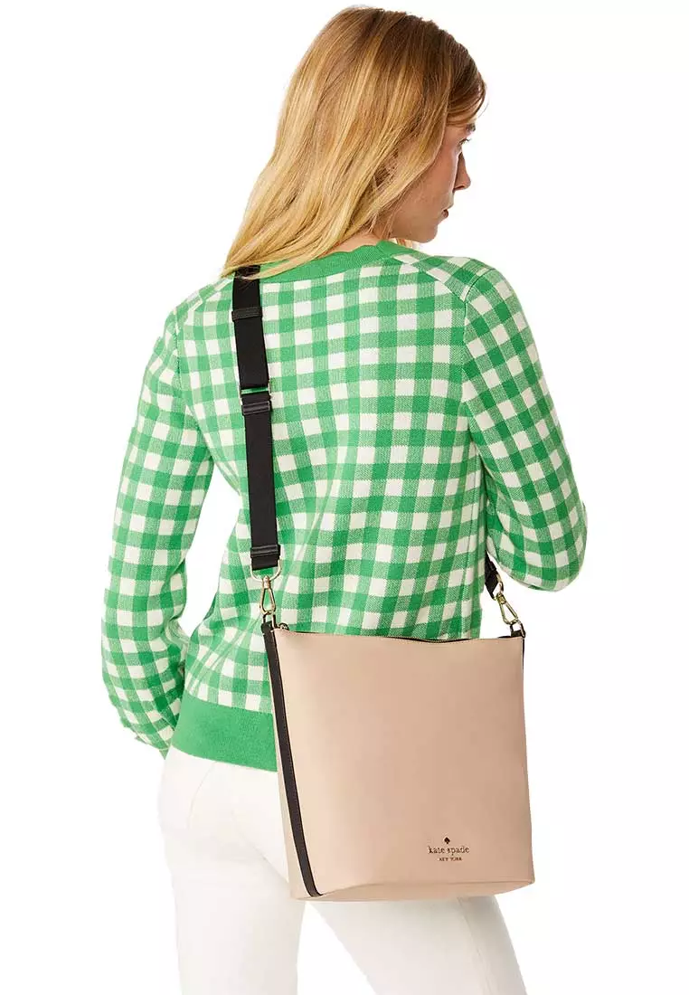 Chelsea Large Duffle Crossbody Bag Warm Beige Multi KG459